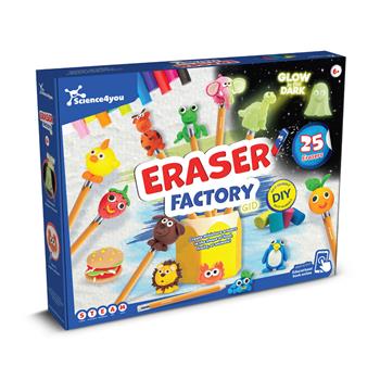 Fábrica de gomas de borrar ideal para niños Rubber Factory