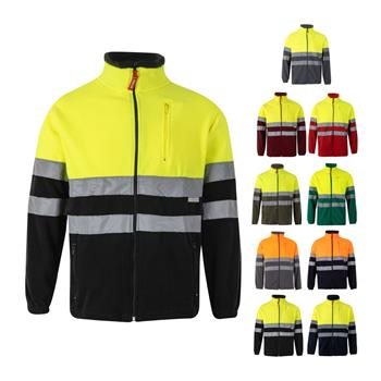 Chaqueta polar bicolor (280 g/m²), de poliéster (100%) Vl Eros "Vl eros large" LARGE