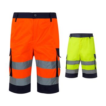 Bermudas polar bicolor (280 g/m²), en poliéster (100%) Vl Hades
