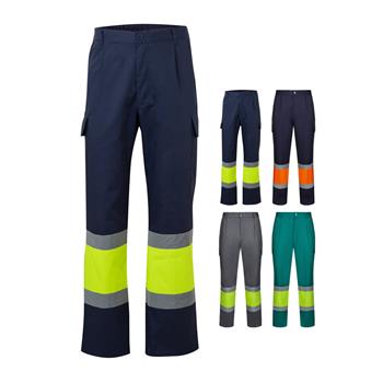 Two-colour twill trousers (190g/m²), made of cotton (20%) and polyester (80%) Vl Artemis