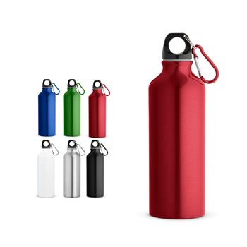 Botella de aluminio reciclado (100% rAL) con mosquetón 530 mL Re-landscape M