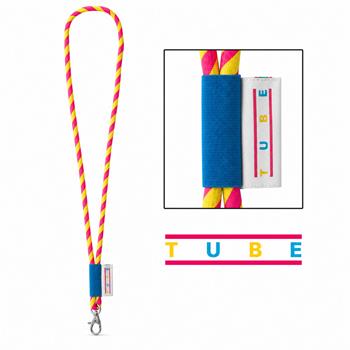 Muestra impresa de Lanyard TUBE Long (Ø 7 mm) "75001s"