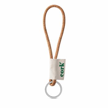 Muestra impresa de Lanyard CORK Short (Ø 5 mm) "75011s"