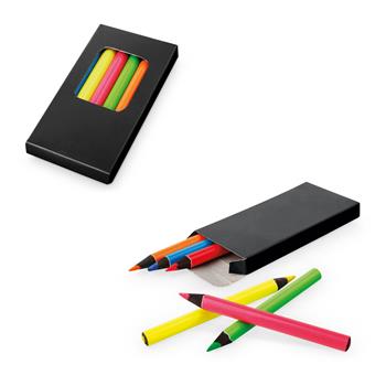 Caja con 6 lápices de color Memling