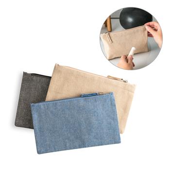 Neceser multifunción en algodón reciclado (70%) y poliéster (30% rPET) (140 g/m²) Millie