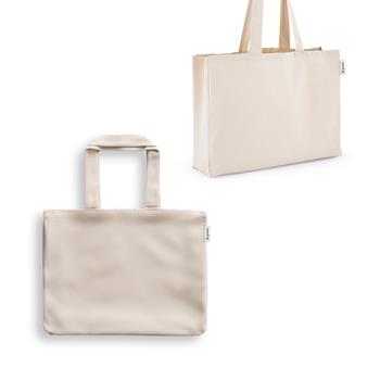 Bolsa de algodón (50%), algodón reciclado (30%) y poliéster (20% rPET) (280 g/m²) Parma