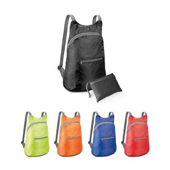 Mochila plegable poliéster 210D ripstop Barcelona