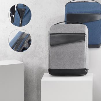 Mochila de sarga de poliéster 600D y PU Motion Backpack