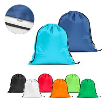 Bolsa tipo mochila en 190T poliéster reciclado (100% rPET) Pemba