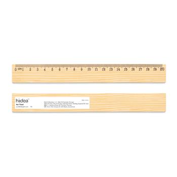 Regla de madera de pino con escala de 20 cm Wesley 20