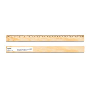 Regla de madera de pino con escala de 30 cm Wesley 30