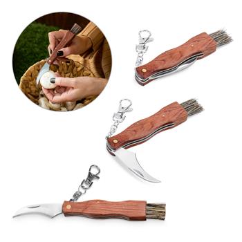 Navaja de bolsillo de acero inoxidable y madera Gunter