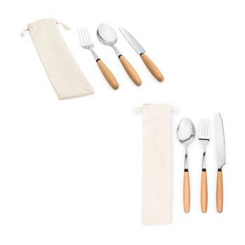 Juego de 3 piezas en madera de acacia Boulud