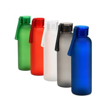 Botella de PET reciclado (100% rPET) con acabado mate 600 ml Rio "Rio rpet" rPET