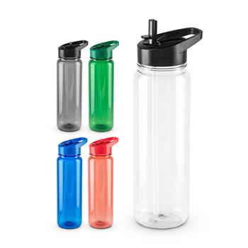Botella deportiva de PET reciclado (100% rPET) con acabado translúcido brillante 750 ml Gilmore