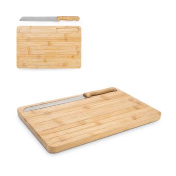 Tabla de cortar de bambú con cuchillo incluido Catcher