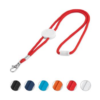 Lanyard tipo cordón y fabricado en poliéster Weave