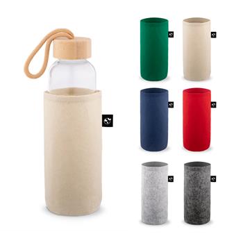 Funda de fieltro reciclado (100% rPET), ideal para botellas Storey