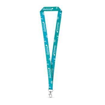 Set Lanyard SUBLIMATION Long II (20 mm) con mosquetón de 20 mm Brighton