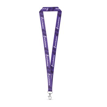 Set Lanyard SUBLIMATION Long II (20 mm) en poliéster reciclado (100% rPET) con mosquetón de gatillo de 20 mm Windsor