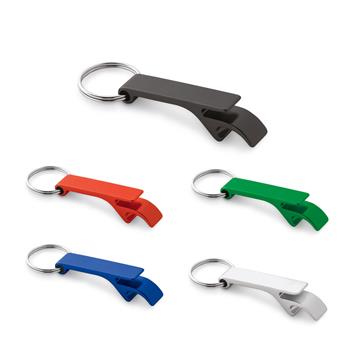 Llavero con abridor de chapas de aluminio reciclado (100% rAL) Re-baitt