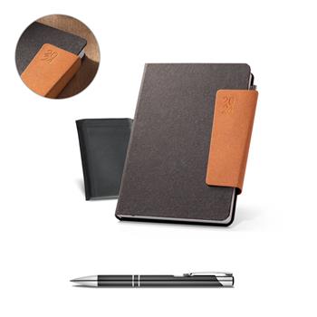 Agenda A5 en piel (58% reciclada) Tagore A5
