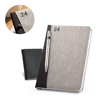 Agenda B5 en poliéster reciclado (100% rPET) Larsson B5