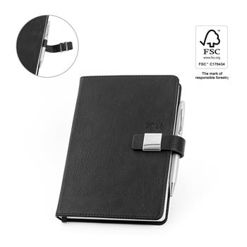 Agenda A5 en PU (58% reciclado) Musset A5