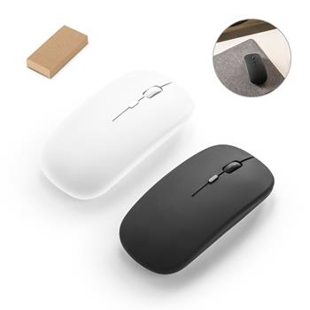 Ratón inalámbrico con batería de 500mAh, fabricado en ABS reciclado (100% rABS) Khan