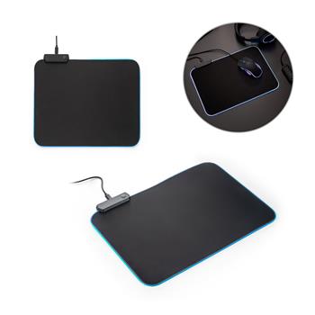 Alfombrilla de ratón gaming con luces LED RGB, fabricada en poliéster Thorne Mousepad "Thorne mousepad rgb" RGB