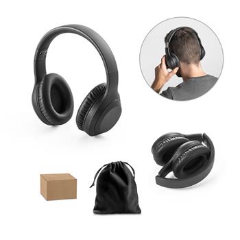 Auriculares inalámbricos plegables con ANC y 15h de autonomía, fabricados en ABS reciclado (100% rABS) Bettencourt
