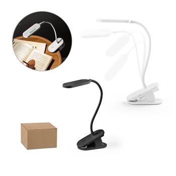Lámpara de escritorio portátil con clip y 30h de autonomía, fabricados al 65% rABS Nesbit Ii