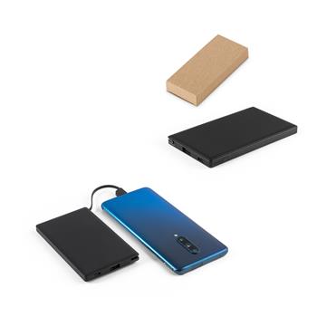 Power bank 4'000 mAh en ABS reciclado (100% rABS) Wigner
