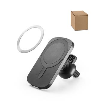 Soporte para smartphone para coche con cargador magnético inalámbrico de 15 W en ABS reciclado (100% rABS) Koch