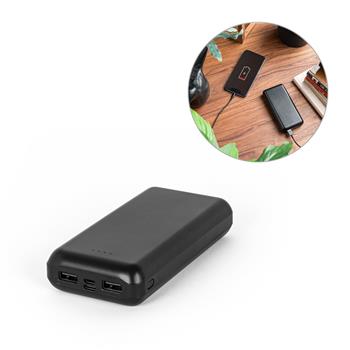 Batería externa de 20'000 mAh en ABS reciclado (100% rABS) Leakey 20