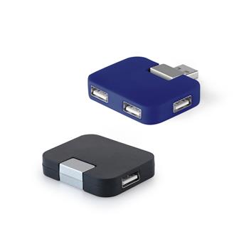 HUB con 4 puertos USB-A, fabricados en ABS JANNES