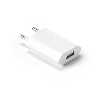 Adaptador de corriente USB-A 5W fabricado en ABS reciclado (100% rABS) WOESE