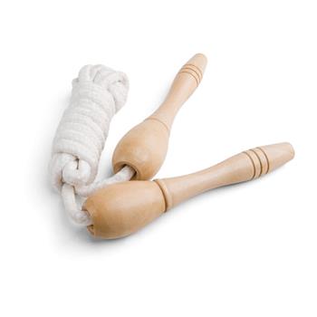 Cuerda de saltar de madera Jumpi