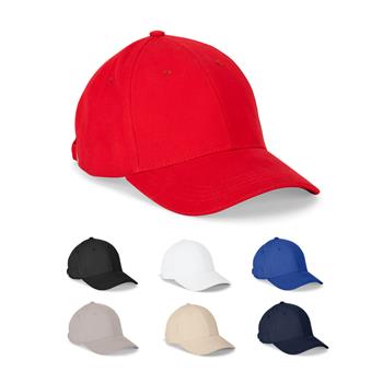 Gorra 100% algodón (260 g/m²) con 6 paneles Nathan