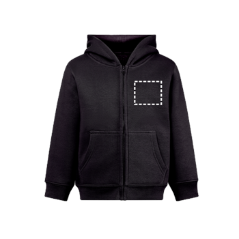 Chaqueta con capucha - Pecho