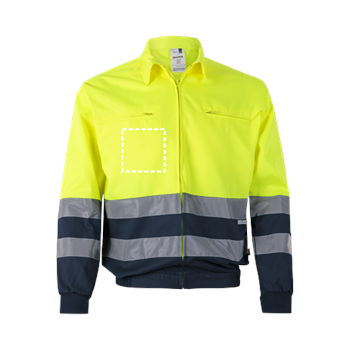 Chaqueta reflectora - Lado izquierdo