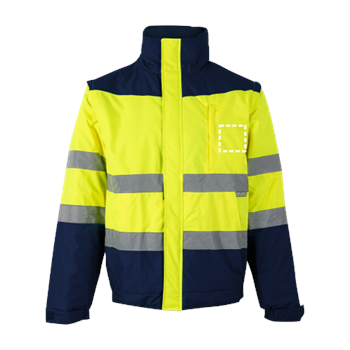 Chaqueta reflectora - Bolsillo superior