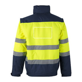 Chaqueta reflectora - Espalda