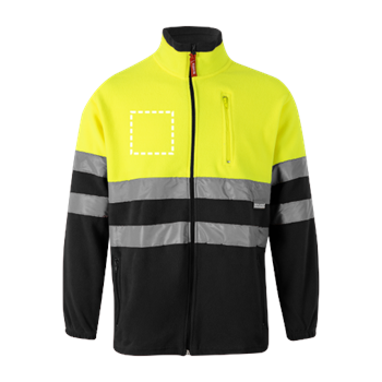 Chaqueta reflectora - Lado izquierdo