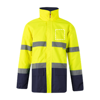 Chaqueta reflectora - Lado derecho