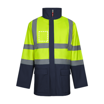 Chaqueta reflectora - Lado izquierdo