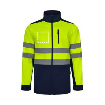 Chaqueta reflectora - Lado izquierdo