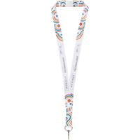 Addie lanyard en sublimación con cierre de seguridad