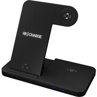 Base de carga inalámbrica 3 en 1 con soporte para teléfono "SCX.design W28"