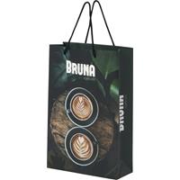 Bolsa de papel integra 170 g/m2 hecha a mano con asas de cordón en PP, 24 x 9 x 36 cm